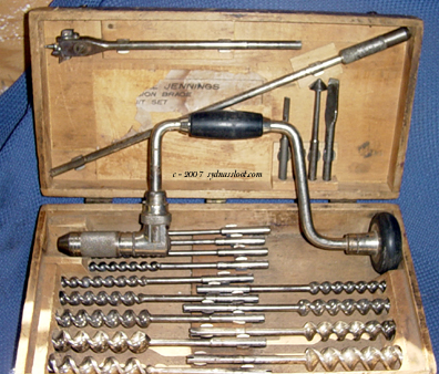 Tool Box, Auger or Drill Bit Box, Russell Jennings Company