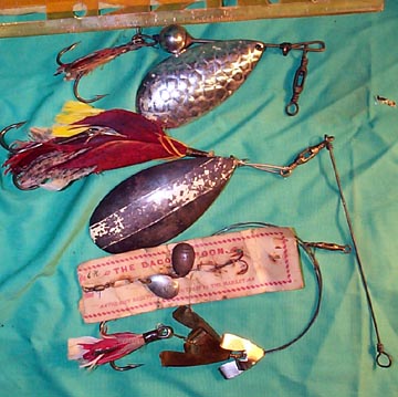 10 Vintage Spinner Lures